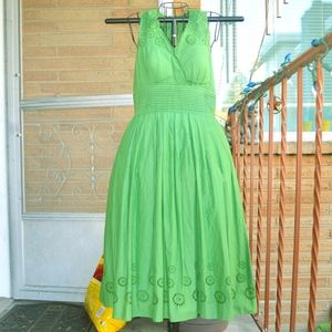 Beautiful Eliza J Cotton Eyelet Sleeveless Dress